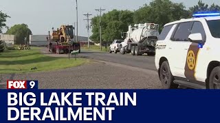 Authorities respond to Big Lake train derailment