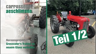 Carrosserie Aeschlimann – Grossvater's Traktor zu neuem Glanz verhelfen