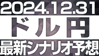 FXドル円最新シナリオ予想＆全エントリー先出し解説 ［2024/12/31］※2倍速推奨