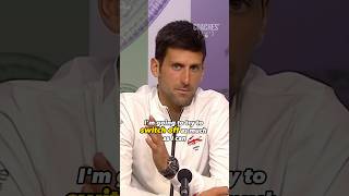 How to Focus on the Moment | Novak Djokovic #shorts #short #tennis #wimbledon #NovakDjokovic