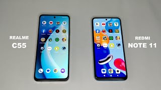 Realme C55 Vs Redmi Note 11 SPEED TEST