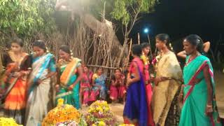 2018 bathukamma celebration in Mannegudem