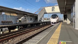 仙台ひたちが本気出す！館腰駅高速通過！東北本線試運転