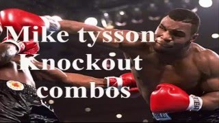 Best Boxing combination knockouts from Mike tyson  - boxing combo training