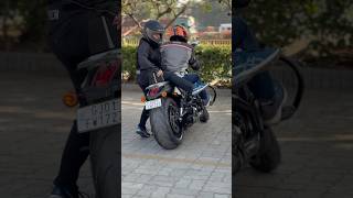 😱 ladki Girte Girte bachh gaiii 😁😅 #zx10r #zx10 #zx10rr #biker #rider #viralvideo