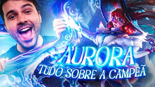 AURORA: A NOVA CAMPEÃ do LEAGUE OF LEGENDS! MINERVA FOI ATÉ a RIOT e DESCOBRIU TUDO SOBRE ELA