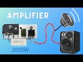 DIY Powerful Ultra Bass Amplifier From Diode And Mosfet, Simple circuit, No IC  | DIY Audio