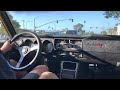 mazda rx2 13b turbo driving in car