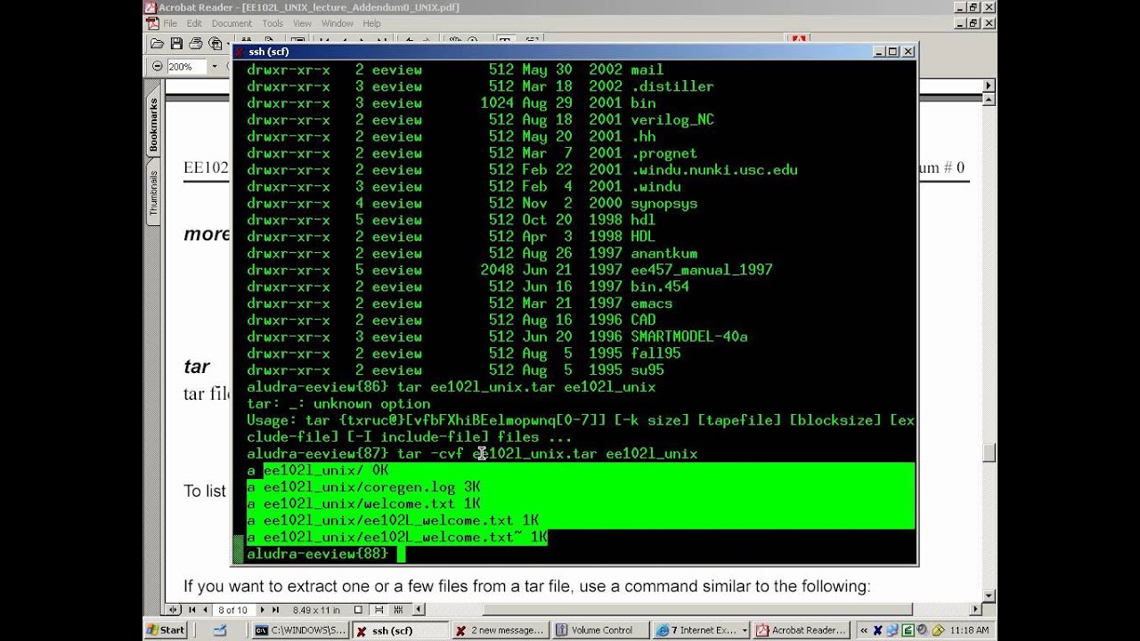 Unix Tutorial Youtube