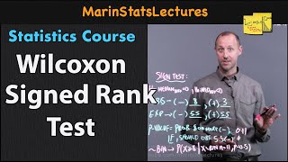 Wilcoxon Signed Rank Test | Statistics Tutorial #22 | MarinStatsLectures