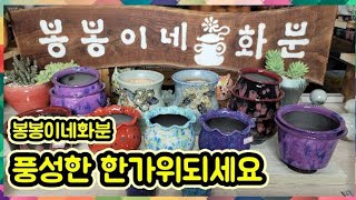 9월9일#봉봉이네화분#다육화분#수제공방방분#풍성한 한가위되세요~^^