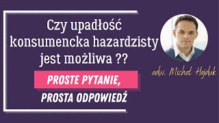 Czy upadłość konsumencka hazardzisty jest możliwa ?