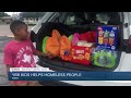 KIDS HELP HOMELESS PEOPLE