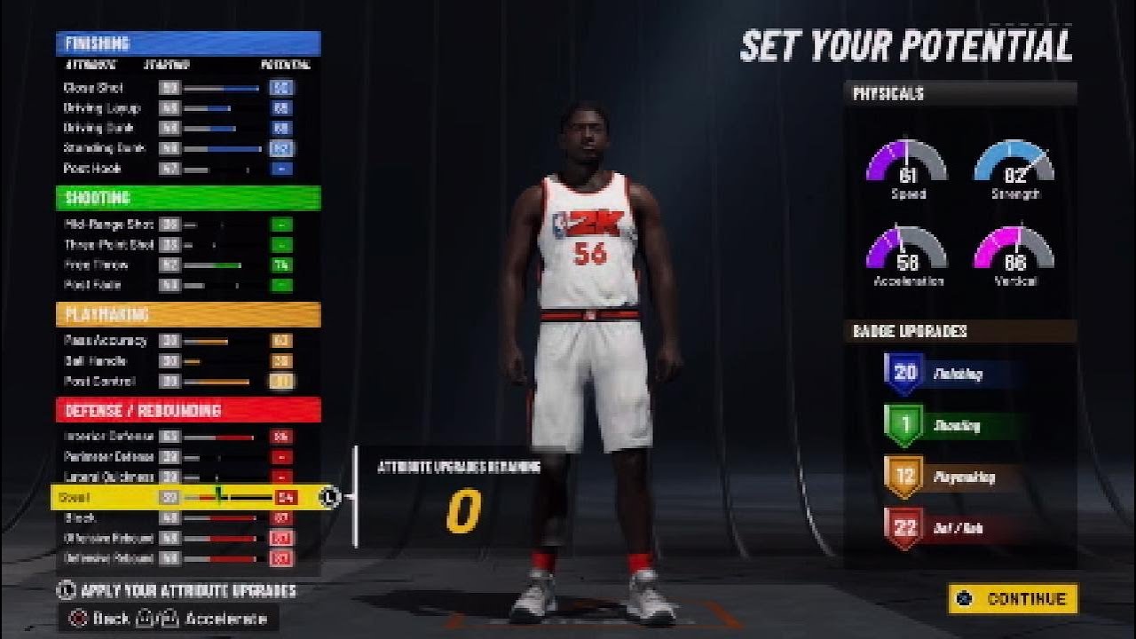 NBA 2K22 Current Gen Best Slashing Center Build - YouTube