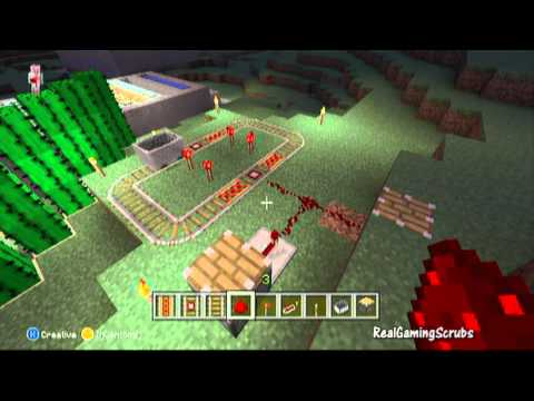 Minecraft Xbox 360 Tutorial - How to Use Detector Rails Minecraft Xbox 360 Tutorial - How to Use Detector Rails