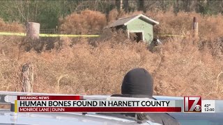 Human bones found in Harnett County yard