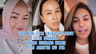 Uzzy Adik Fitri Salhuteru Sebut Fitri Durhaka!! Pantas Diserang Nikmir Fitri Jahattin Ibu Nya