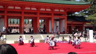 心粋　京都さくらよさこい2012　平安神宮応天門前会場