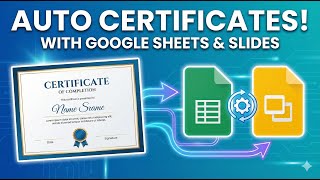 How to Automate Certificates with Google Sheets & Google Slides (Step-by-Step Tutorial)