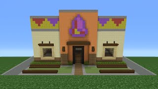Minecraft Tutorial: How To Make A Taco Bell (Restaurant)