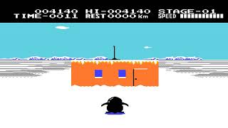 [타누사마][FC][NES] 남극탐험 NES GAME Antarctic Adventure けっきょく南極大冒険 (1985)