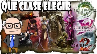 Que Clase Elegir Guild Wars 2 Gratis | Guia Mejor clase para Principiantes GW2 | MMOrpg en Español