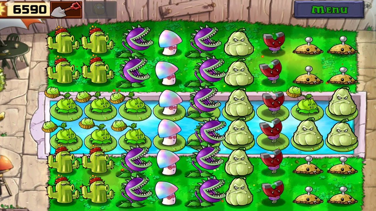 Mini Games Last Stand In Plants Vs Zombies | Pvz All Zombies Vs All ...