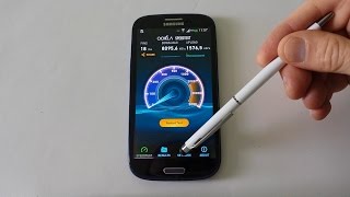 SAMSUNG Galaxy S3 WIFI 5GHz vs WIFI 2,4GHz internet speed test