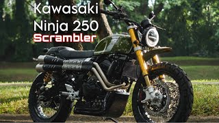 KAWASAKI NINJA 250 | Scrambler | by Katros Garage