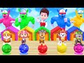 PAW Patrol Ultimate Rescue: Guess The Right Door With Tire Game Mighty Pups Max Level LONG LEGS