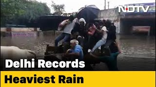 Delhi Sees Heaviest Rain This Season, Flooding In Many Areas, Big Jams