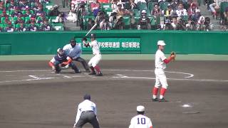 90回選抜決勝　選手達と応援団の表情を追ってみた。智弁和歌山-大阪桐蔭(7回裏)2018年4月4日