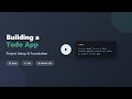 React Todo App Tutorial for Beginners: Project Setup with Vite & Modern CSS