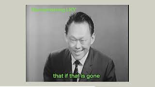 Remembering LKY. LKY ON NBC MEET THE PRESS(1967)