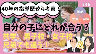 共学、男子校・女子校、自分の子にはどれが合う？【英語X受験X留学　対談第45回】全編