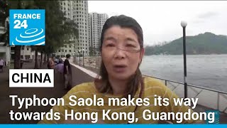Typhoon Saola: Flights cancelled, businesses shut in Hong Kong and Guangdong • FRANCE 24 English