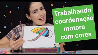 Trabalhando a coordenação motora infantil com as  cores