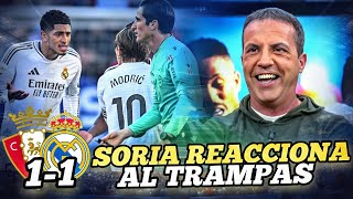 😂CRISTOBAL SORIA REACCIONA AL RIDICULO DEL REAL MADRID EN LIGA | LES MANDA UN RECADITO 🤫🔥