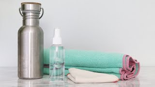 LOW WASTE GYM ESSENTIALS | + 100% Natural DIY Cleaner