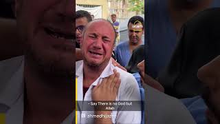 Gazan doctor finds out his children were killed in an Israeli airstrike