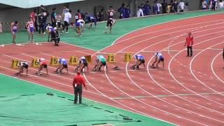 20140419 広島県国体強化記録会 男子100m