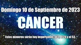 HOROSCOPO CANCER HOY - ESTO TE INTERESA ❤️ AMOR ❤️✅ 10 Septiembre 2023 #horoscopo #cancer #tarot
