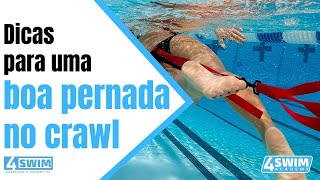 Dicas para uma boa pernada no crawl