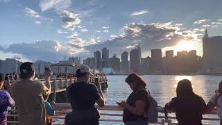 【アメリカ独立記念日-1】 メーシーズ花火打ち上げ船・ウォーターショー・Two hours before the fireworks @ LIC New York #shorts