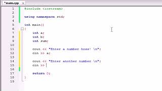 Buckys C Programming Tutorials 5 Creating a Basic Calculator