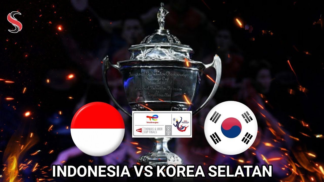 🔴 INDONESIA VS KOREA SELATAN PIALA THOMAS CUP 2022, Live Score.. - YouTube