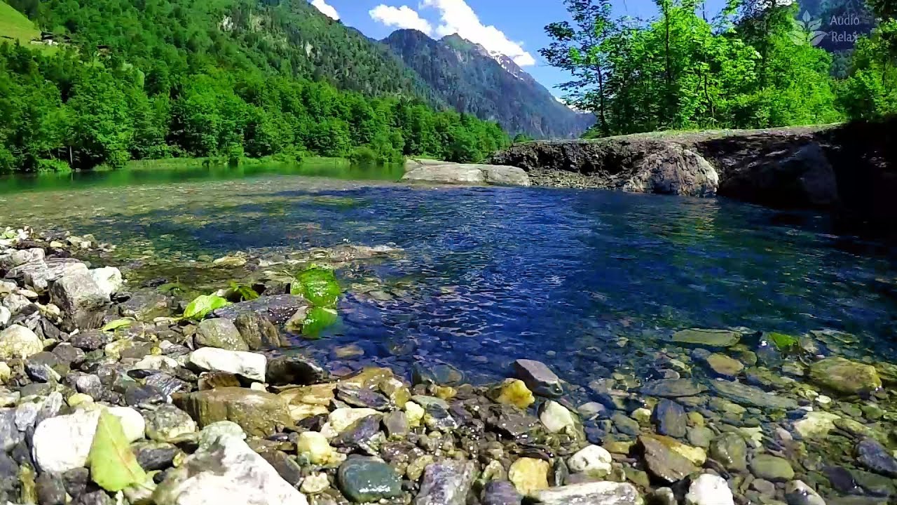 Calming Mountain River Sounds Relaxing Nature Scenery For Serene Sleep