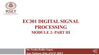 EC301 DSP Module 2 Part3