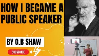 How I became a public Speaker