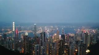 Hong Kong Victoria Peak / The Peak tower 1080p video logging 香港山頂vlog
